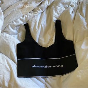 Alexander wang crop top sport bra woman tops